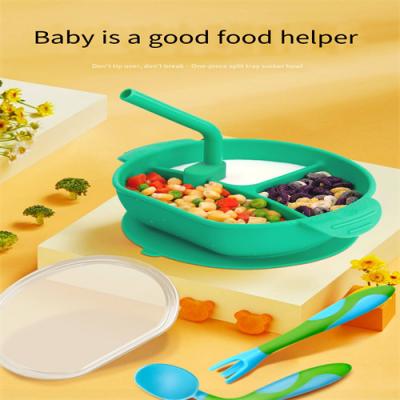 Silicone baby bowl.